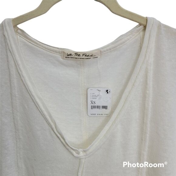 FREE PEOPLE Sammie Tee Size XSMALL - Picture 6 of 12